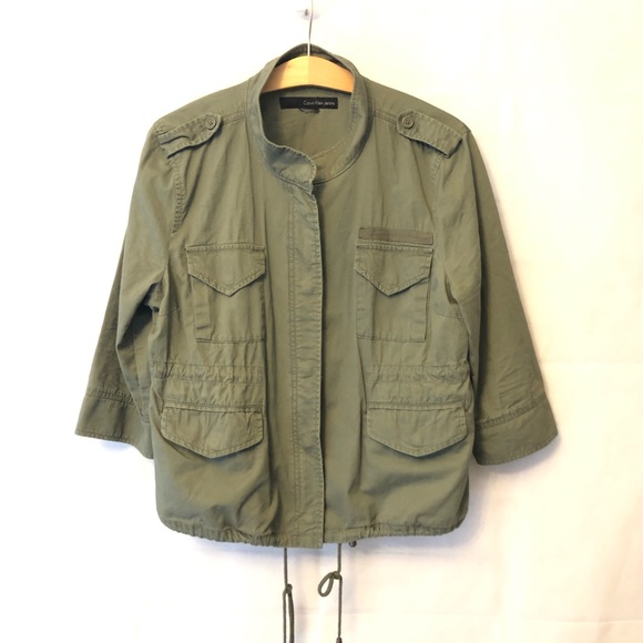 Calvin Klein Jackets & Blazers - Calvin Klein Utility Jacket With 3/4 Sleeves